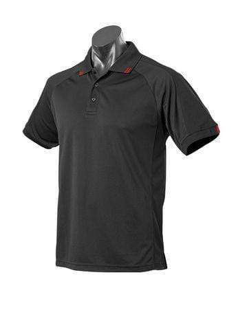 Aussie Pacific Flinders Men's Polo Shirt 1308 Casual Wear Aussie Pacific Black/Red S 
